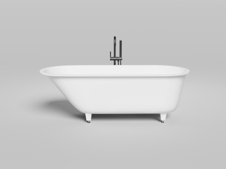 Ванна из литьевго мрамора Salini ORNELLA 102412G 180х80 встраиваемая прямоугольная с ножками